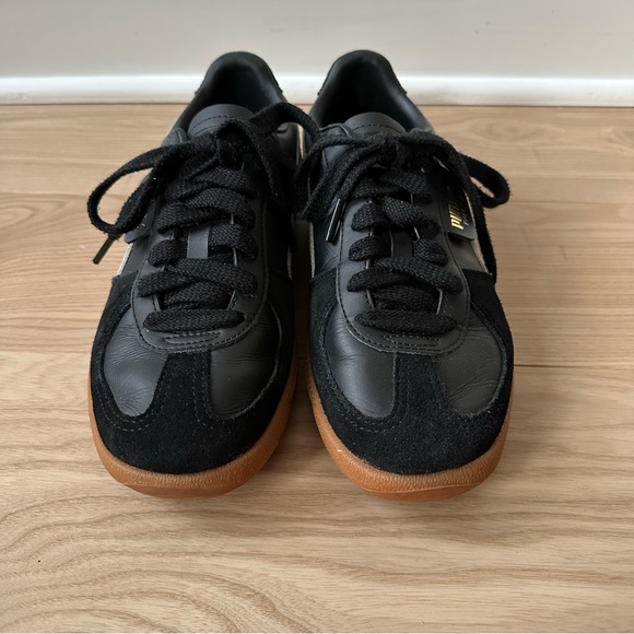 Puma Palermo Leather Sneakers | Black | 8.5 - Picture 3 of 9